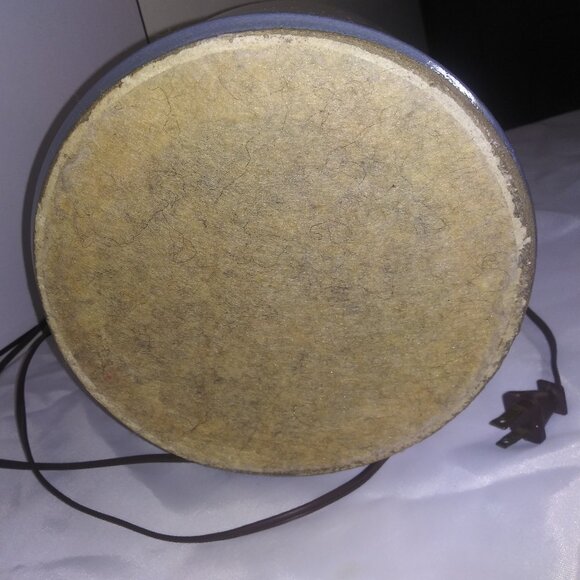 VTG Farmhouse Blue floral White Ceramic Jug Lamp - Picture 12 of 16